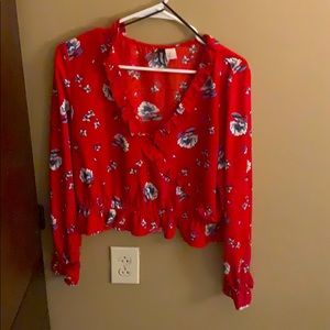 Crop top long sleeve